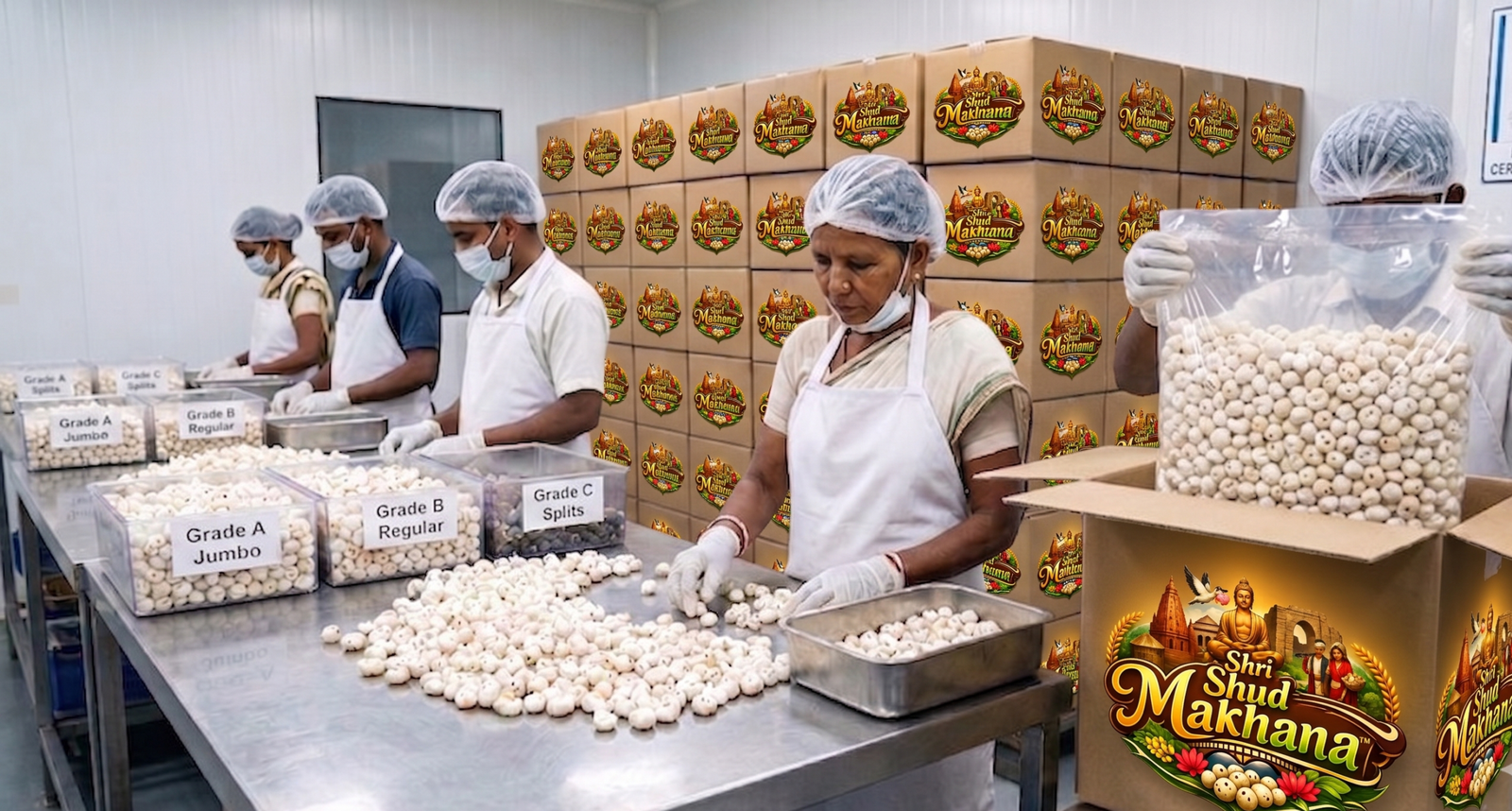 Wholesale Price & Mandi Rate for Phool Makhana